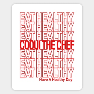 EAT HEALTHY SHOPPING BAG Magnet